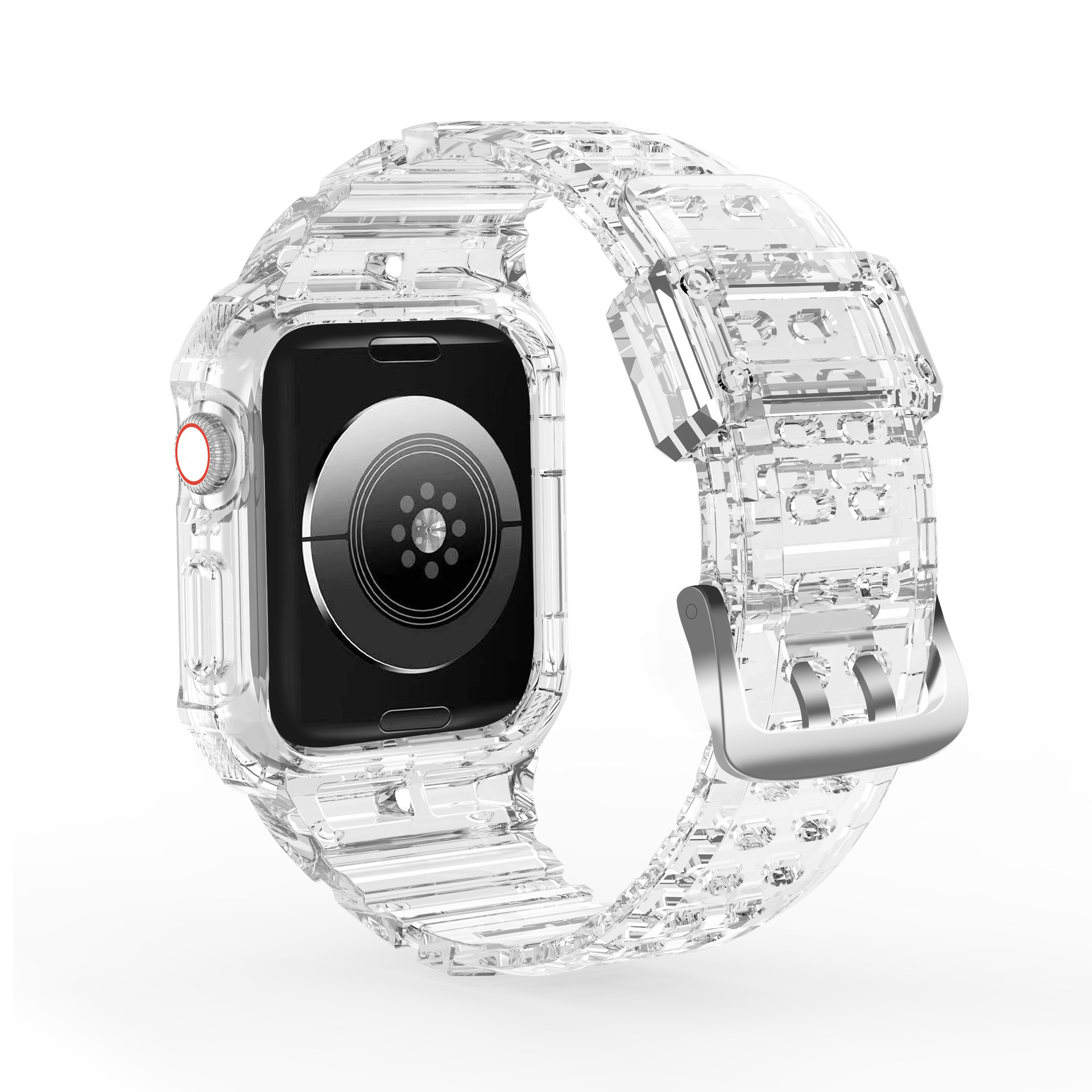 Picture of For apple watch Apple Watch Strap iwatch1 ~ 9 Generation TPU One-piece Strap Transparent Step
