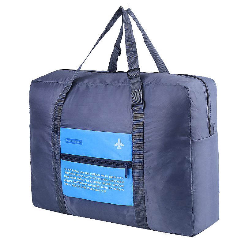 Picture of Airplane Bag Folding Travel Bag Clothes Storage Bag Cover Trolley Case Airplane Bag LOGO Retractable Folding Storage Bag
