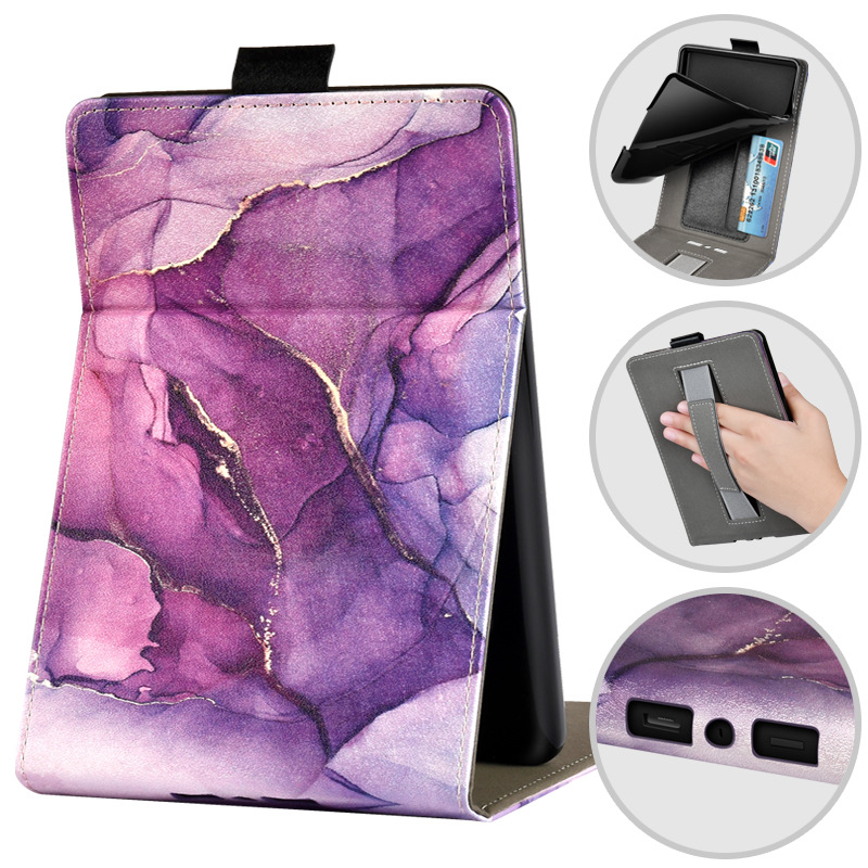 Picture of in stock Kindle paperwhite6543 Handheld Case 2024 Youth Edition 6 Inch Painted Leather Case
