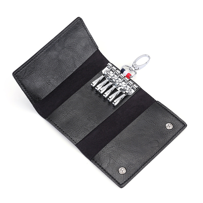 Picture of Multi-functional key case card case 2-in -1 super soft PU key case men's and women's waist key protective case key chain