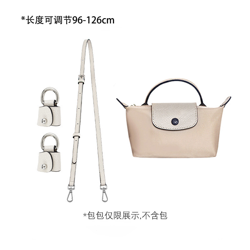 Picture of Mini Dumpling Bag Cowhide Shoulder Strap Punch-Free Crossbody Bag with Mini Adjustable Replacement Genuine Leather Strap
