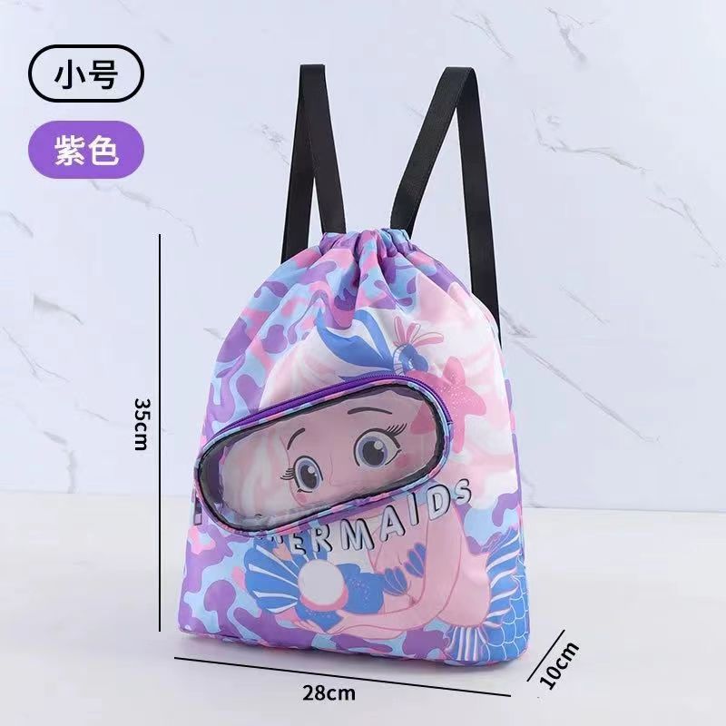 Picture of [] Fashionable Kidsren's Swimming Bag Swimsuit Storage Bag Large Capacity Dry and Wet Separation Backpack Storage Bag