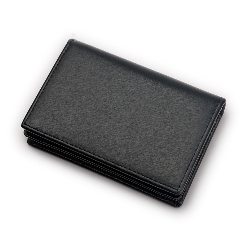 Picture of Leather Business Card Bag Head Layer Cowhide Card Bag Multi-Card Card Card Holder Thickened Card Bag 3005D