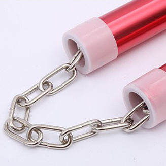 Picture of Factory wholesale aluminum alloy nunchakus ribbon aluminum alloy nunchakus children training nunchakus performance nunchakus