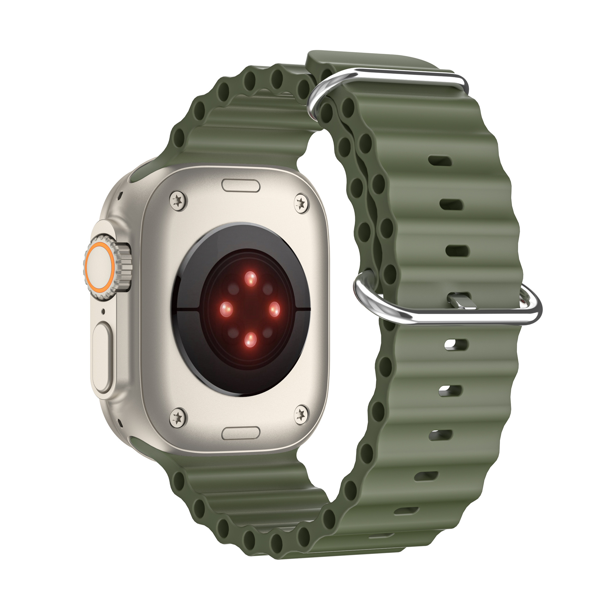 Picture of For Apple watchs10 Silicone Strap iwatch9Ultra Ocean Wave Silicone Strap