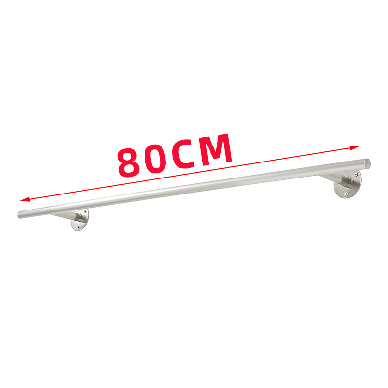 Picture of Stainless Steel Positive Hanging Display Rod Children's Clothing Store Display Rack Wall Hanging One-word Shelf Point Hanging Clothing Store Hanging Hangers