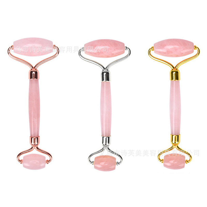 Picture of Custom wholesale jade roller face massage roll Xiuyu jade massage instrument powder crystal jade roller set