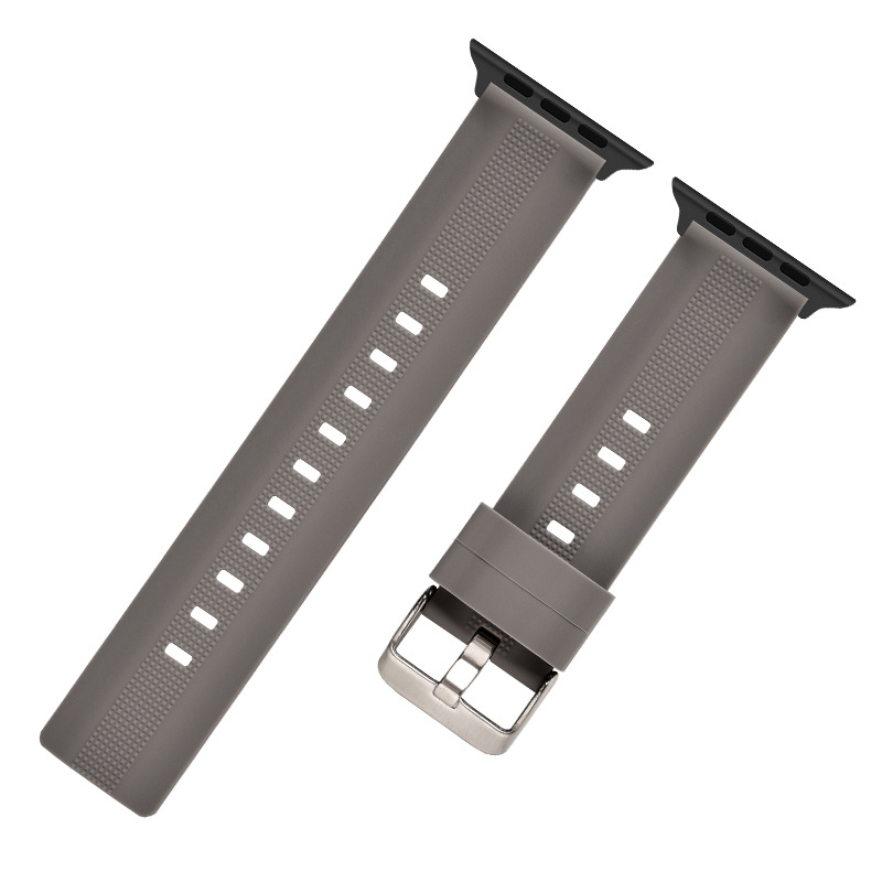 Picture of For Original Apple Strap Advanced Sense iwatch Strap Interface Black Quick-release 22mm Environmentally Friendly Silicone Strap