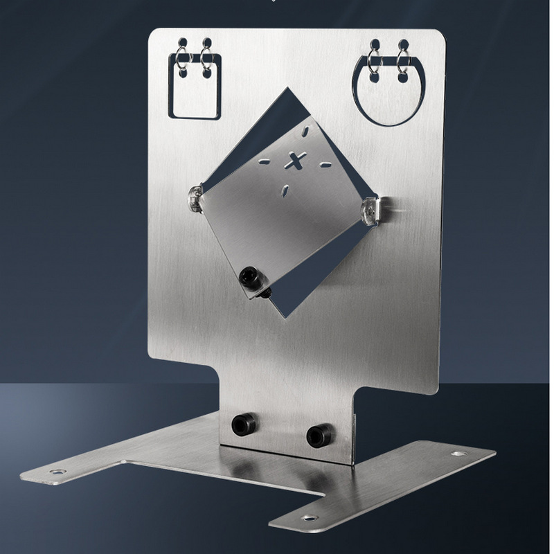Picture of Shooting training stainless steel target Club real CS thickened rotating target automatic reset metal target
