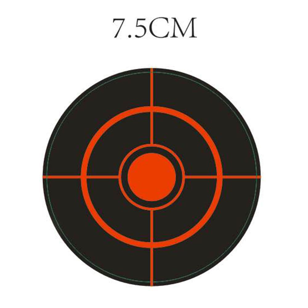 Picture of [250 sheets/roll 7.5*7.5cm] 3 inch training target paper fluorescent adhesive shooting gun target paper splash