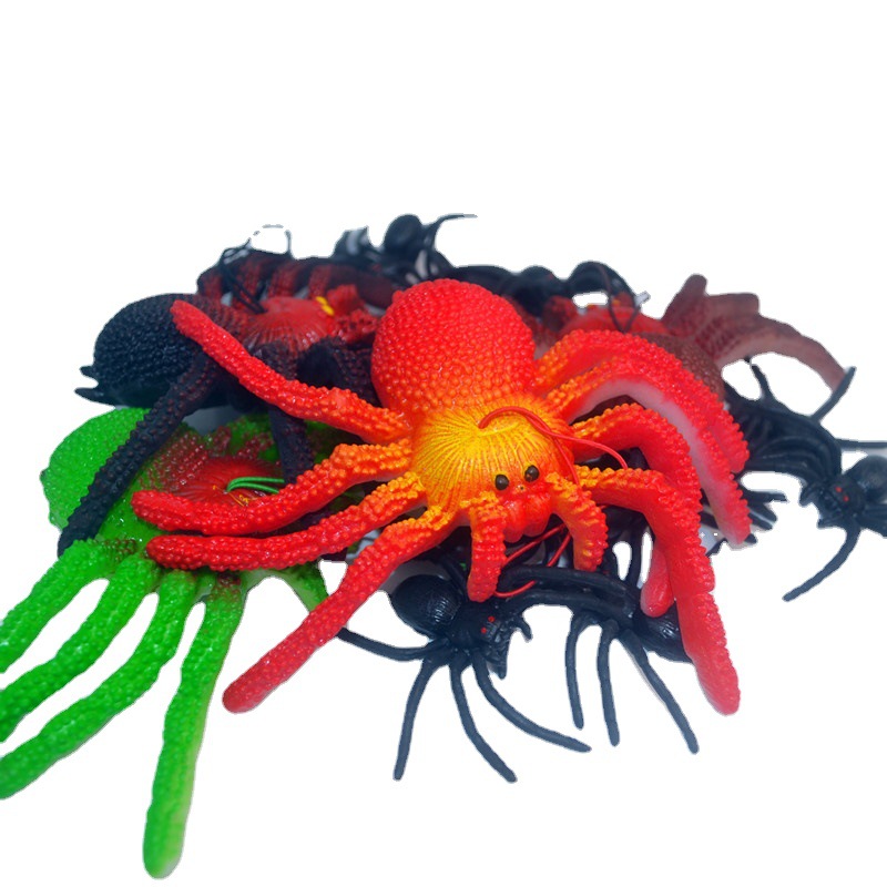 Picture of Large Artificial Prank Soft Rubber Spider Toy Cognitive Kidsren's Insect Scary Poisonous Spider