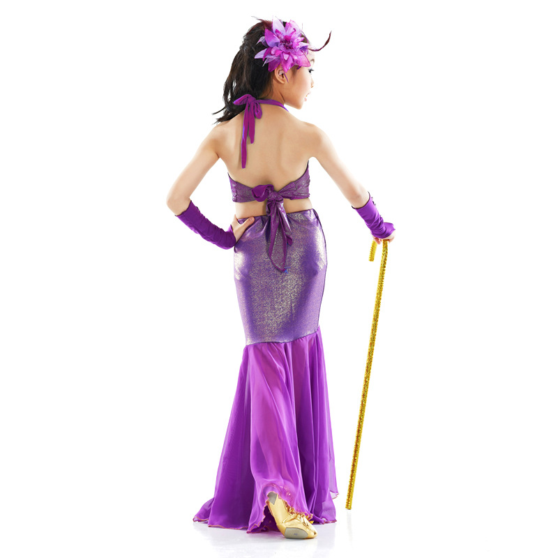 Picture of Children's Swimming Cloth Middle Finger Sleeve Belly Dance Sleeve Bracelet New Style Belly Dance Performance Jewelry Clothing