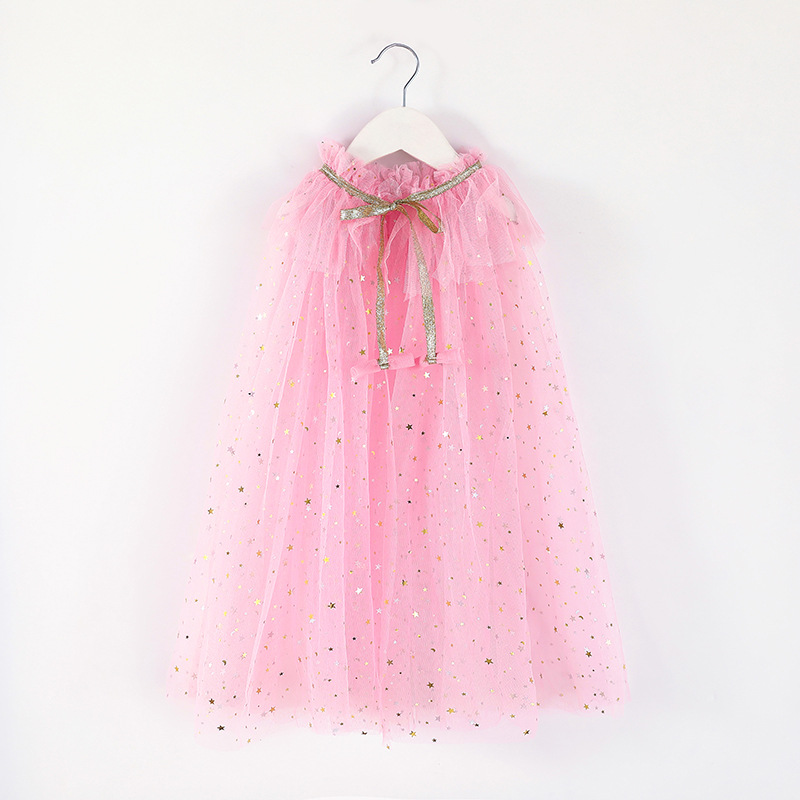 Picture of ins Amazon ebay seaside Cape Christmas Cape women sequin ball mesh gauze thin cape birthday cross-border