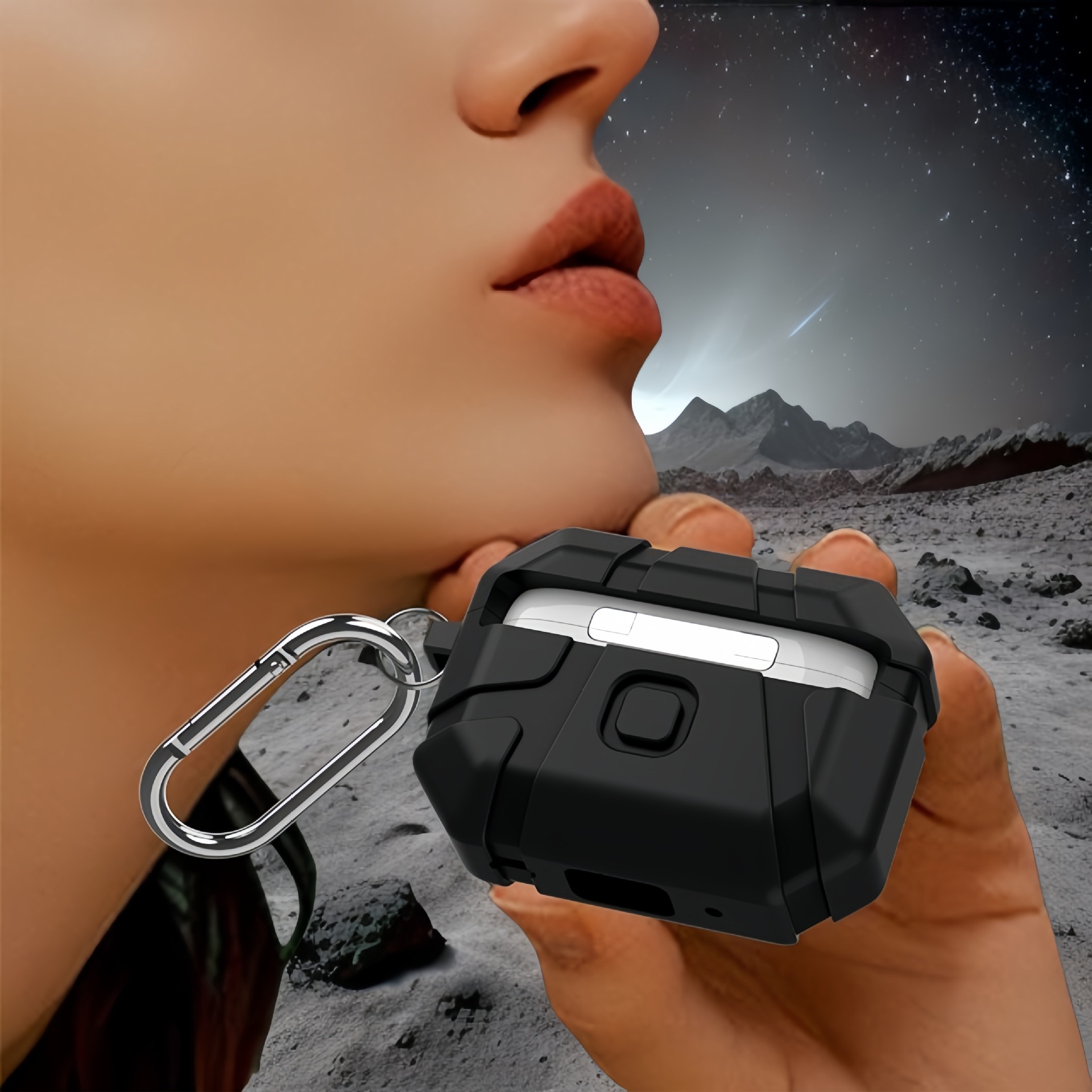 Picture of Apple AirPods Pro2 Protective Case Suitable for AirPods 4/3 Split Tpu Anti-Fall Bluetooth Headphone Case