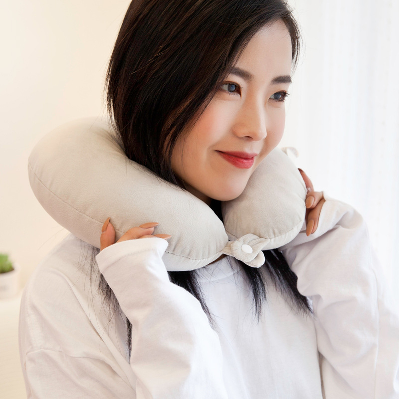 Picture of Foreign trade U-shaped pillow plush toy pillow creative car pillow office nap pillow neck pillow birthday gift wholesale