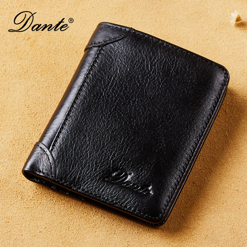 Picture of Cross-Border Wallet Men's Genuine Leather Rfid Anti-Theft Vertical Style 70% off Retro First Layer Cowhide Wallet Export Wholesale