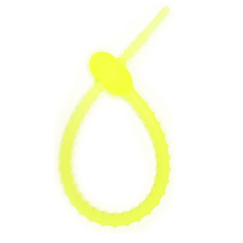 Picture of 180mm color silicone cable tie jewelry pendant stationery multifunctional lanyard data cable storage finishing winder