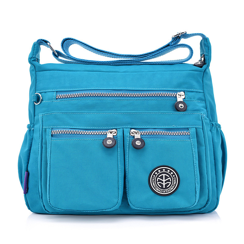 Picture of One-Piece Hair Simple All-Match Shoulder Bag Women's Waterproof Nylon Cloth Bag Casual Large Capacity Lightweight Travel Crossbody Bag