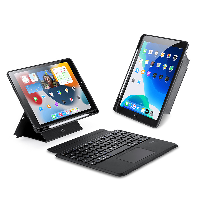 Picture of Suitable for iPadPro11 Flat Panel Wireless Keyboard Protective Cover iPad10.2 Three-in-One Magnetic Suction Wonderful Keyboard