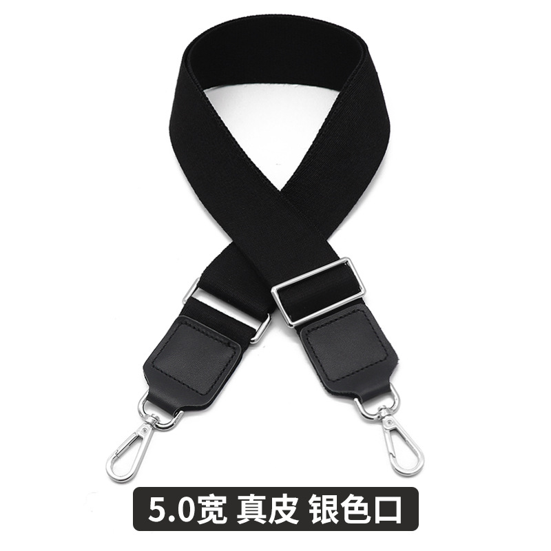 Picture of Women's Bag Solid Color Black Crossbody Shoulder Strap Replacement Bag Strap Shoulder Strap Adjustable Wide Shoulder Strap Strap Accessory Replacement Strap
