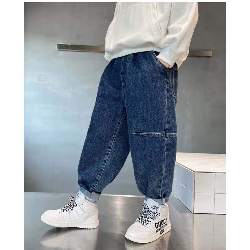 Picture of Boys Jeans Autumn 2024 New Korean Style Trousers Big Kids Boys Fashion Pants Trendy Pencil Pants