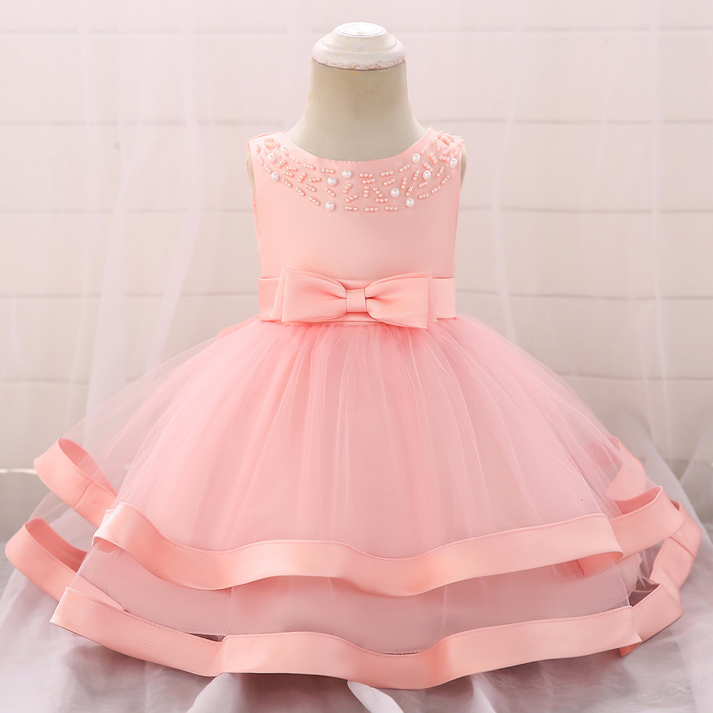 Picture of Children's Dress Export 2025 European and American New Kids Dress Cute Baby Princess Dress Washed Dress Dress