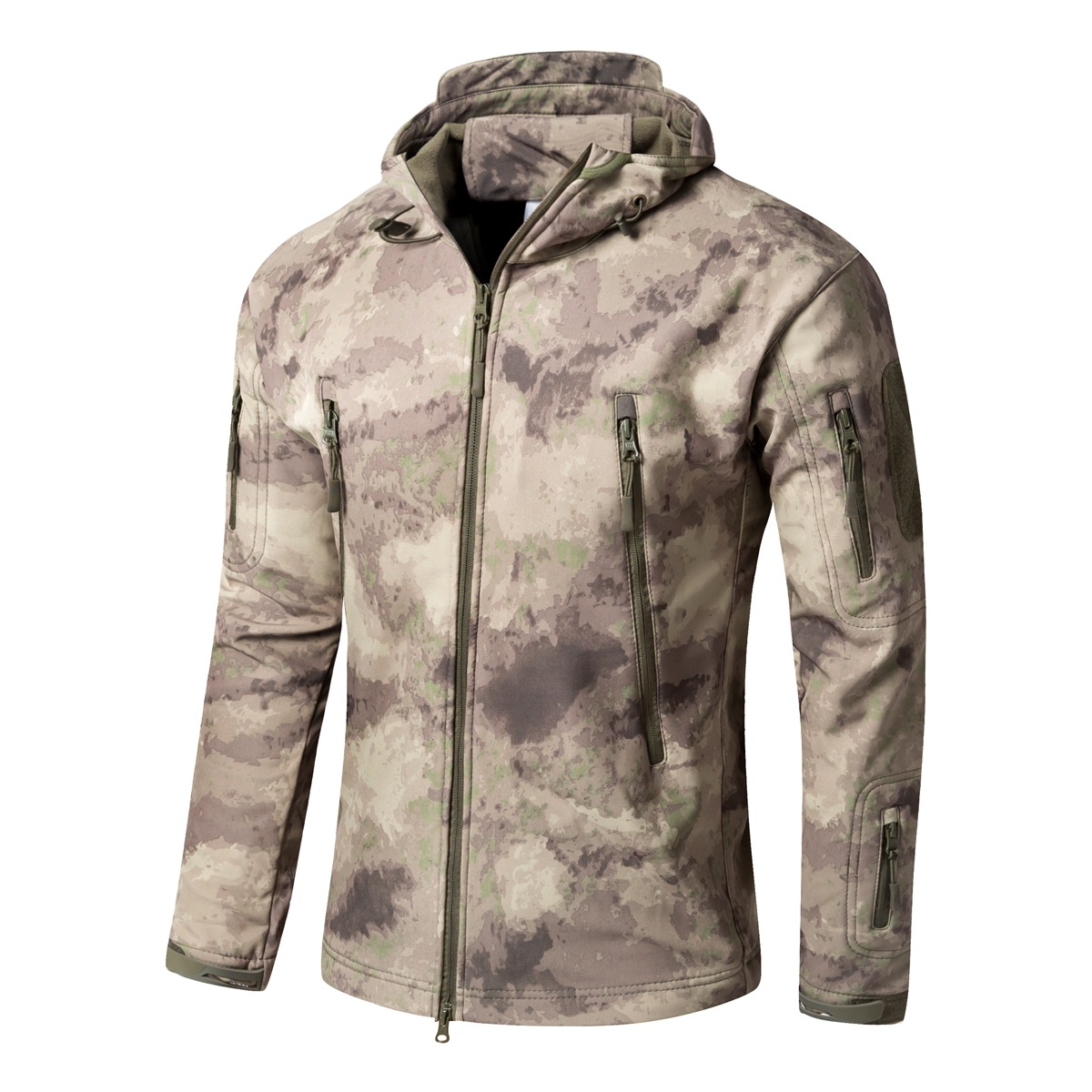 Picture of Shark skin soft shell assault coat size tactical military fans windproof warm outdoor mountaineering suit a generation of hair