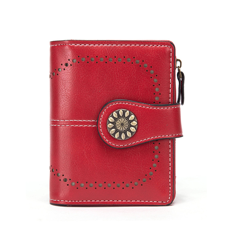 Picture of 2022 New Women's Wallet Women's Short Student Korean Version Multifunctional Mini Coin Purse Driver's License Wallet