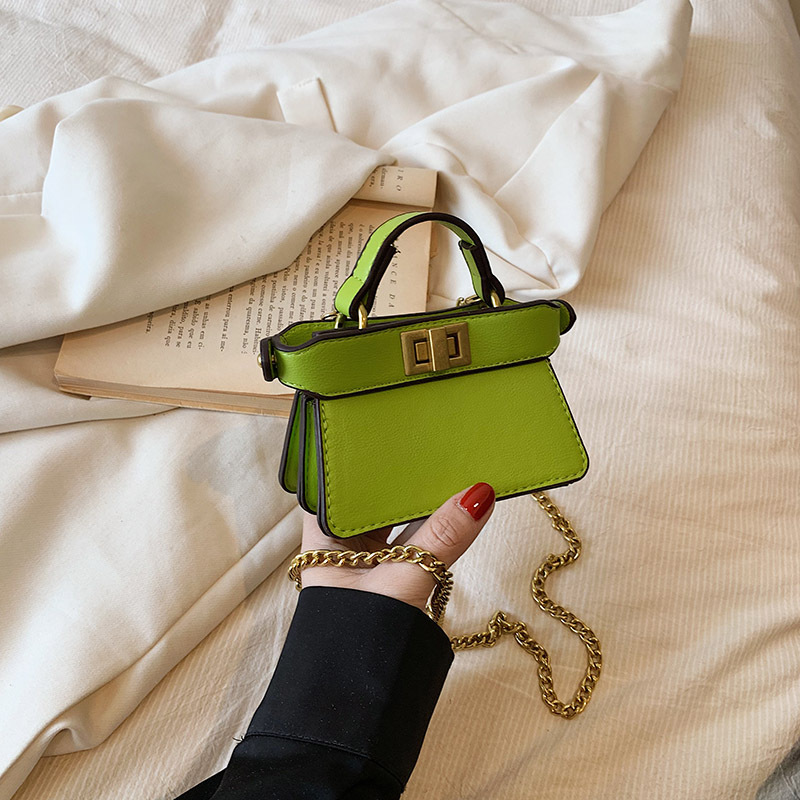 Picture of 2023 new cross-border small popular online catwalk with double-sided lock portable diagonal chain lipstick bag