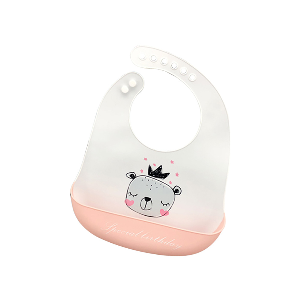 Picture of Baby Dining Bib Stereo Silicone Baby Waterproof Super Soft Food Food Bucket Children Children's Slippery Bucket Wash-Free Cross-Border
