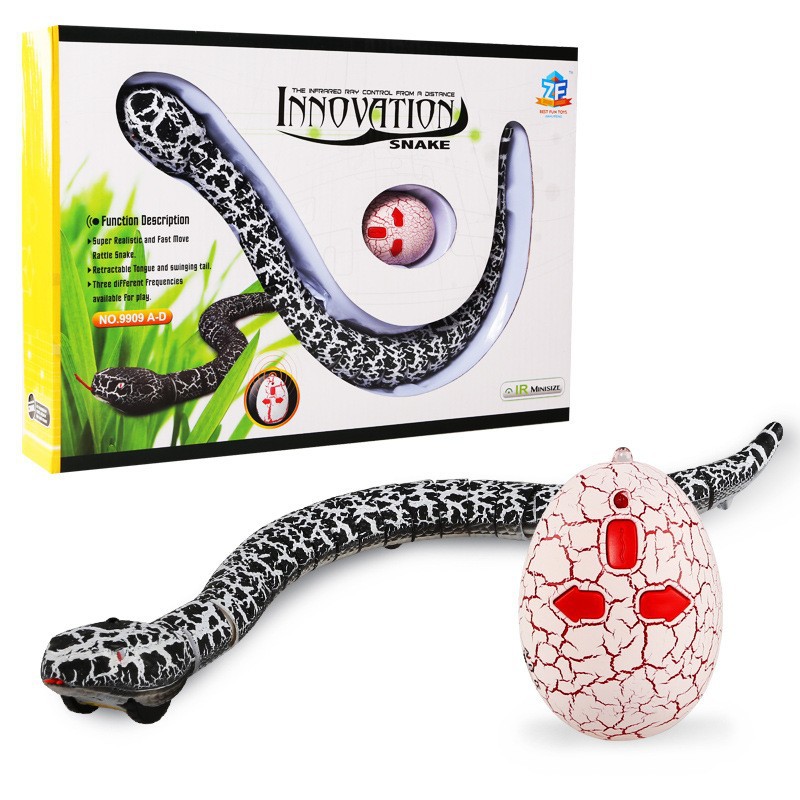 Picture of Preferred Remote Control Rattlesnake Cross-Border Trick Artificial Animal Model Crawling Realistic Toy Snake Pet Amuse Cats and Dogs
