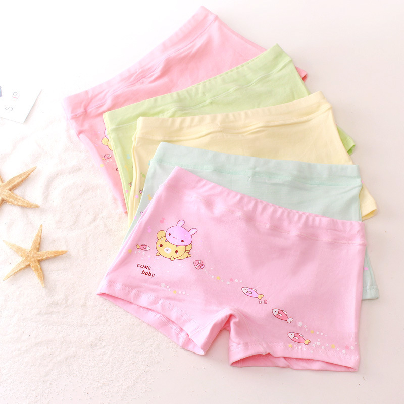 Picture of Children's underwear female 40 cotton children girls underwear cartoon boxer girls underwear manufacturers wholesale