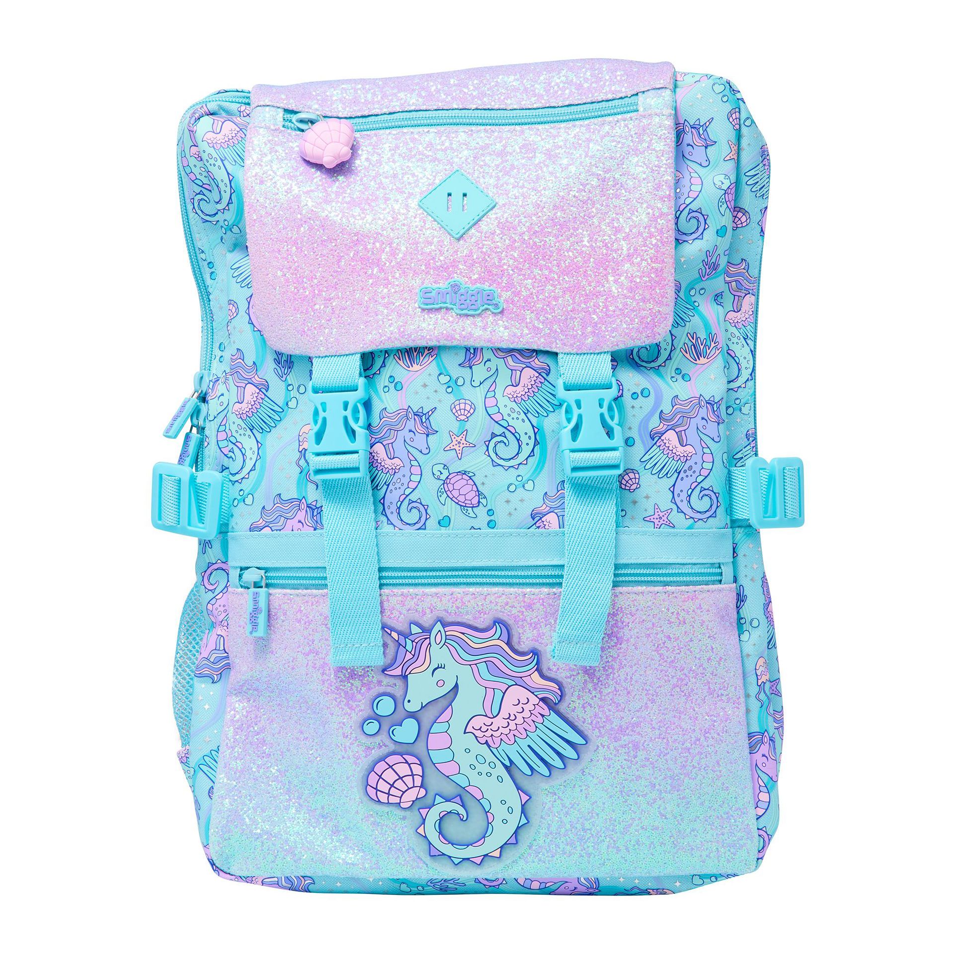 Picture of New Zealand smiggle School Bag Student Large Grade 4-6 Backpack Boys and Girls Children Backpack