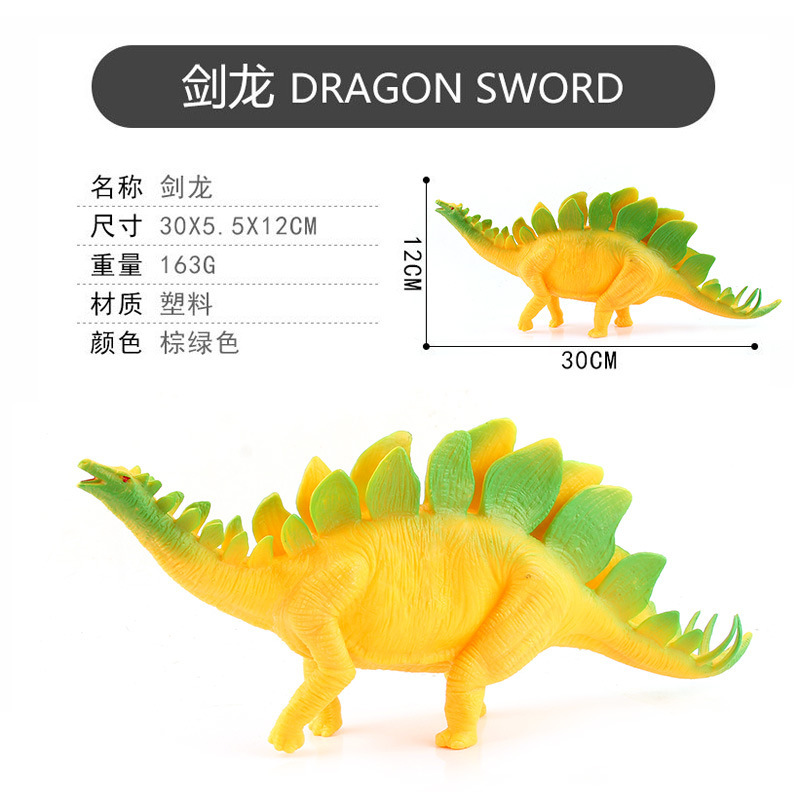 Picture of Cross-border Jurassic Dinosaur Series Plesiosaur Triceratops Storm King Dragon Plastic Static Dinosaur Animal Model Toy