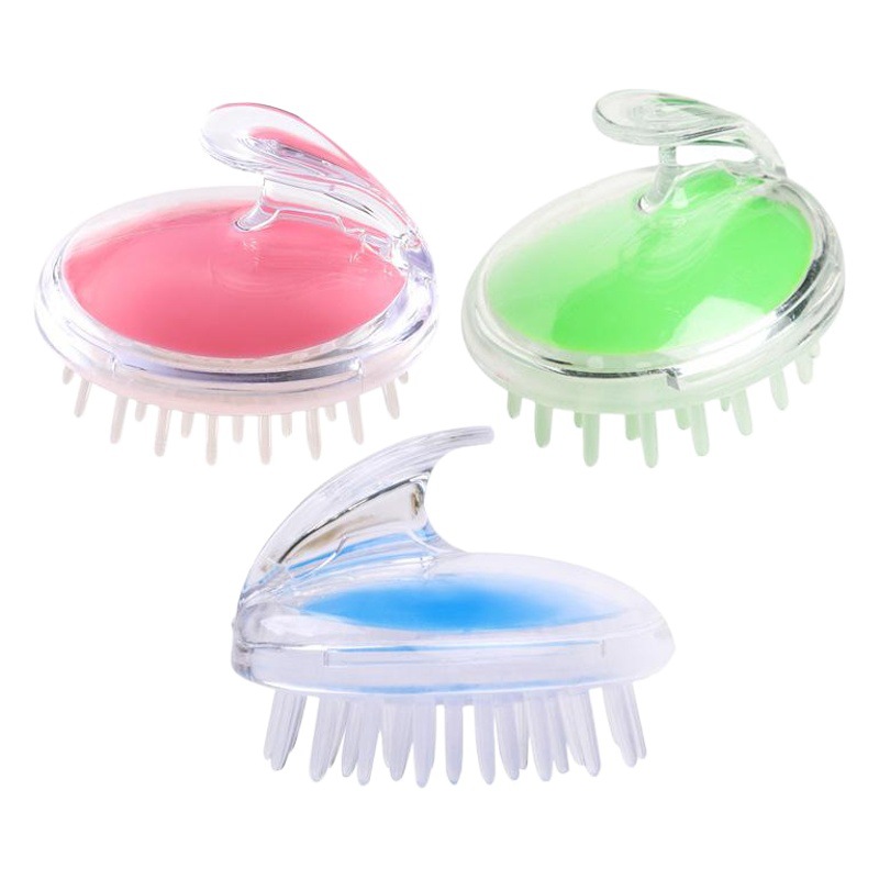 Silicone Shampoo Brush, Head Massage Comb, Scalp Shampoo, Anti-Dandruff, Anti-Itch, Head Scratcher, Hair Shampoo Artifact Wholesale