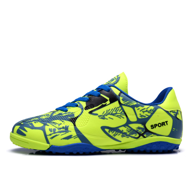 Picture of Youth Spike Training Football Shoes Campus Outdoor Men's and Women's Low-Top Artificial Grass Spikes Competition for Male and Female Students