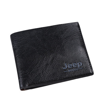 Picture of Wallet Men's Short Horizontal Soft Business Wallet Youth Wallet Student Trendy Simple