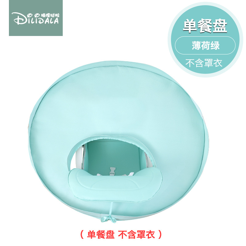 Picture of Blw Independent Feeding Baby Food Supplement Tableware Anti-Dirty Artifact Baby Dining Table and Chair Pad Feeding Bib Tray