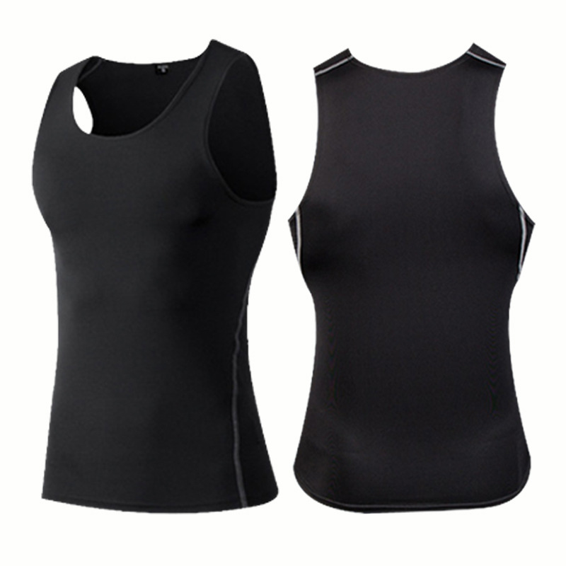 Picture of Sports Tight Vest Men's Quick-drying Breathable Elastic Base Clothes Running Sports Sweatshirt Fitness Training Fitness Top