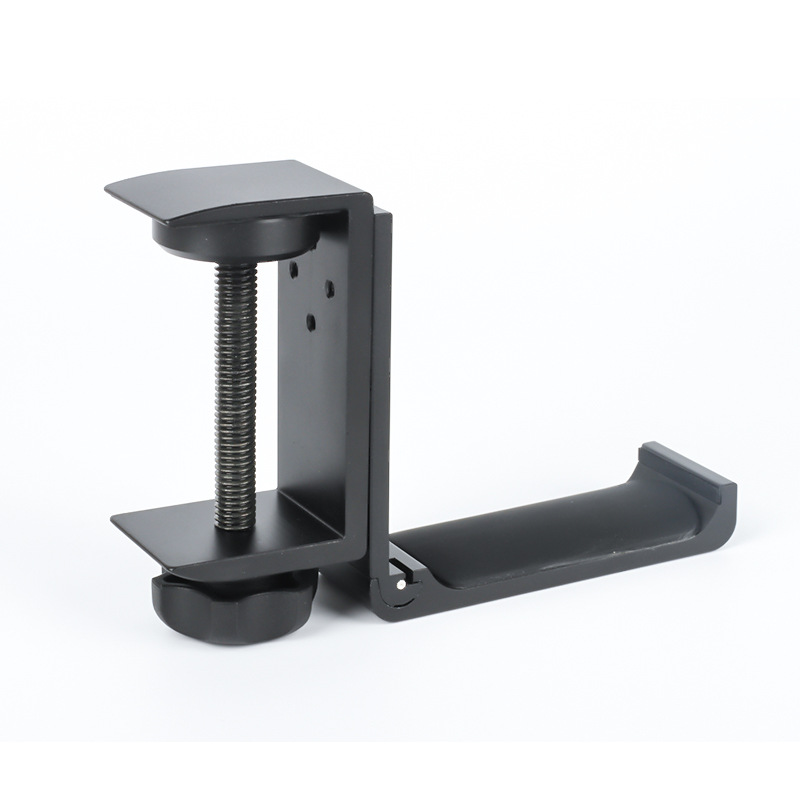 Picture of Metal Rotating Headset Bracket Office Desk Internet Cafe Folding Aluminum Alloy Hanger Wall Hanging Creative Display Stand