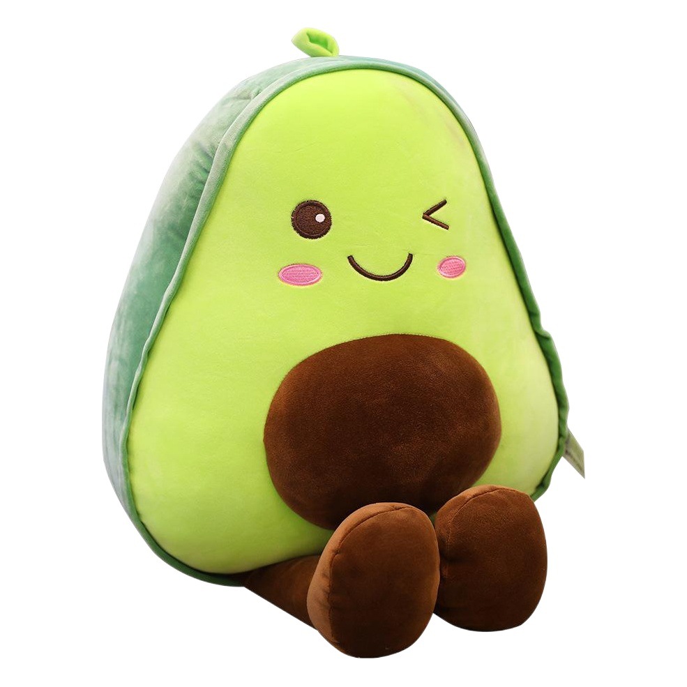 Internet Celebrity Same Style Instagram Style Aocado Pillow Plush Toy Cute Creative Fruit Rag Doll Pillow for Men and Women Gift