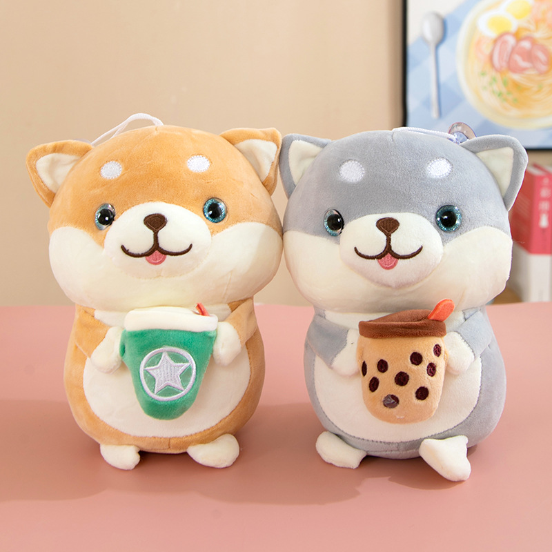 Picture of Factory wholesale eight inch grab doll 25cm down cotton plush toy doll machine doll wedding throw puppet