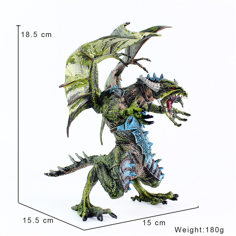 Picture of Amazon Simulation Dinosaur Model Flying Dragon Magic Dragon Fire-breathing Dragon Monster Animal Model Children's Toy Boy