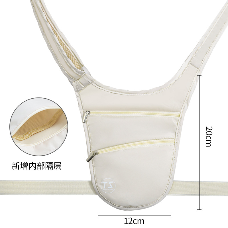 Picture of Breathable Sports Leisure Canvas Invisible Body-Fit Anti-theft Body-Fit Bag Men's and Women's Travel Riding Multi-functional Ride Backpack