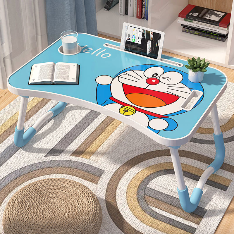 Picture of Bed Desk Computer Desk Dormitory Simple Folding Table Bedroom Simple Student Learning Small Table Lazy Writing Desk