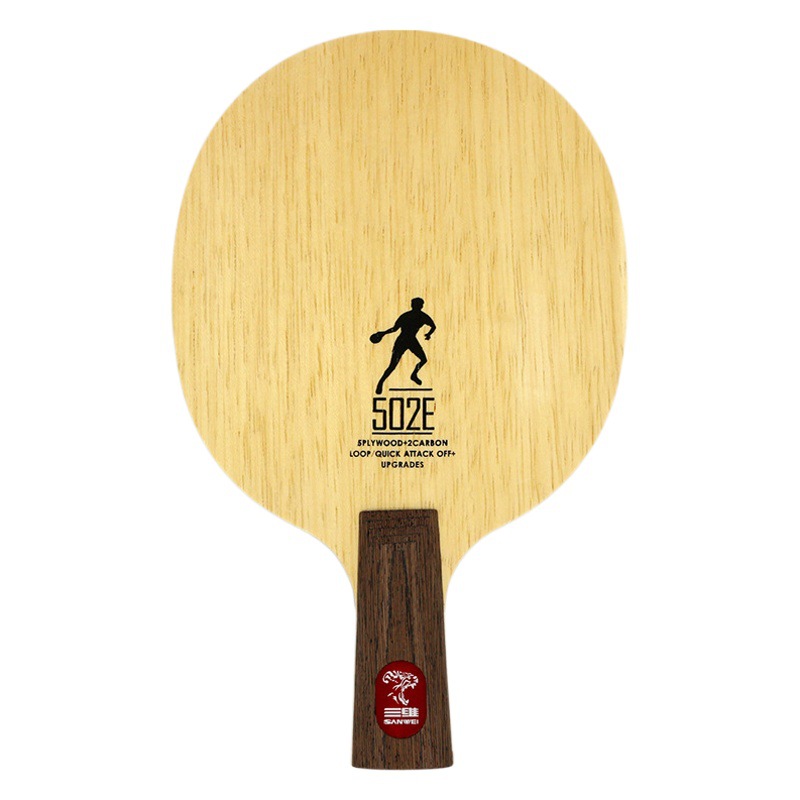 SANWEI three-dimensional 502E table tennis bottom plate five wood two carbon LD comprehensive attack table tennis racket bottom plate horizontal racket