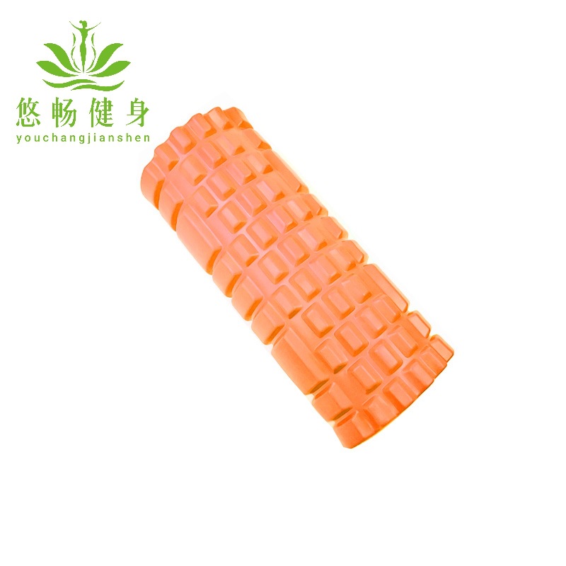 Picture of Eva Hollow Yoga Column 33cm Stereo Dot Mace Muscle Fitness Massage Stick 3D High Hardness Foam Shaft