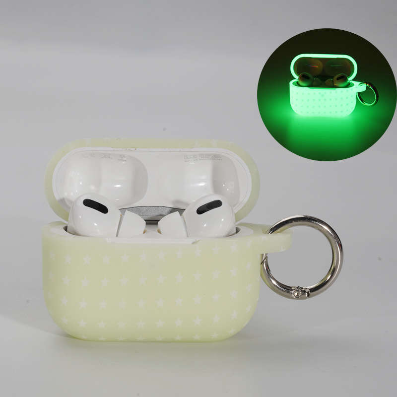 Picture of New applicable airpods protective case for apple 3 generation luminous earphone case airpods pro2 earphone protective case