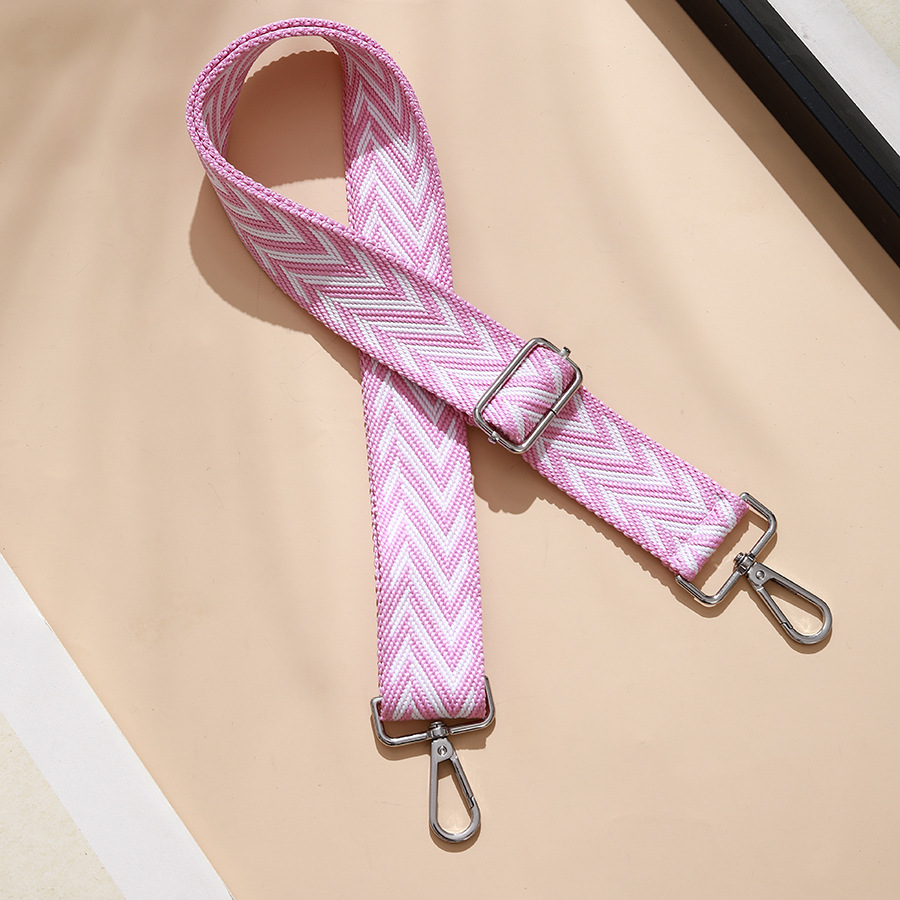 Picture of Bag shoulder strap crossbody strap adjustable widened shoulder strap gold silk jacquard bag strap