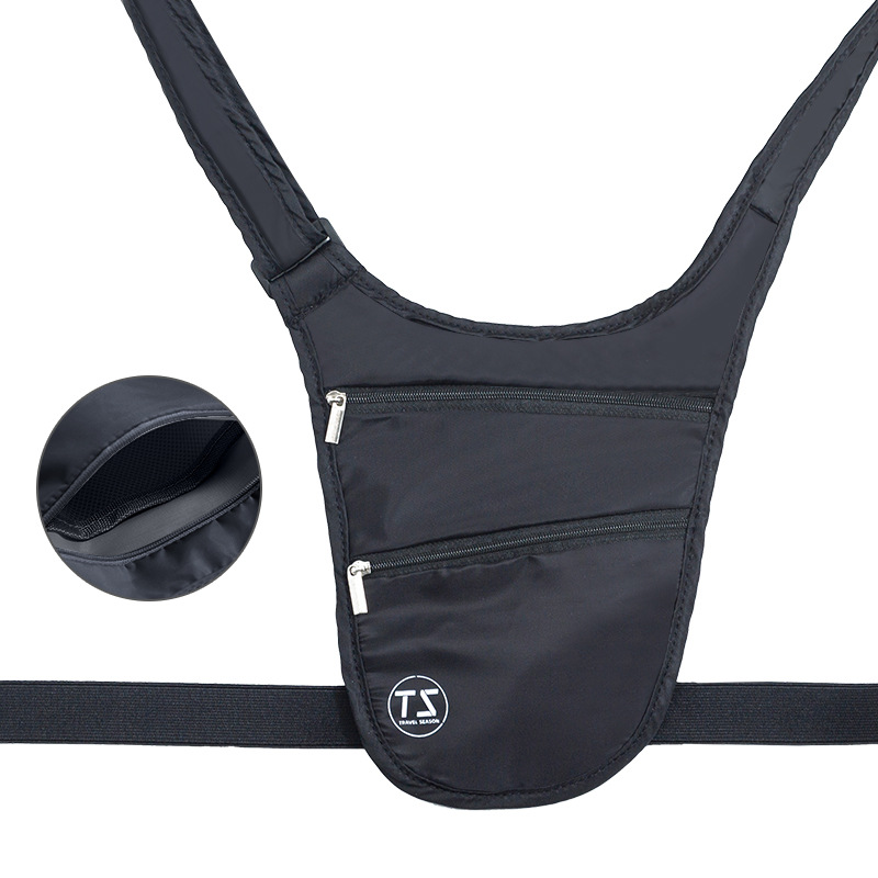 Picture of Breathable Sports Leisure Canvas Invisible Body-Fit Anti-theft Body-Fit Bag Men's and Women's Travel Riding Multi-functional Ride Backpack